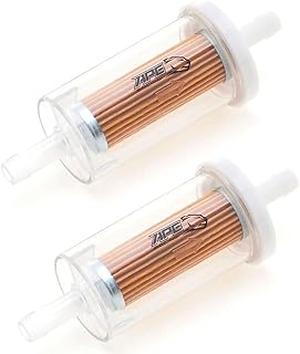 Inline Fuel Filter Replacement Universal High Flow Fuel Filters (Pack of 2) for Lawn Mower Tractor Motorcycle Replace Briggs & Stratton 5065 5065D 5065K 493629 695666 845125 691035