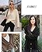ATHMILE Sweaters for Women Fall Fashion Teacher Outfits Oversized V Neck Knit Button Open Front Casual Trendy Cardigan Sweater Winter Clothing 2026 Black