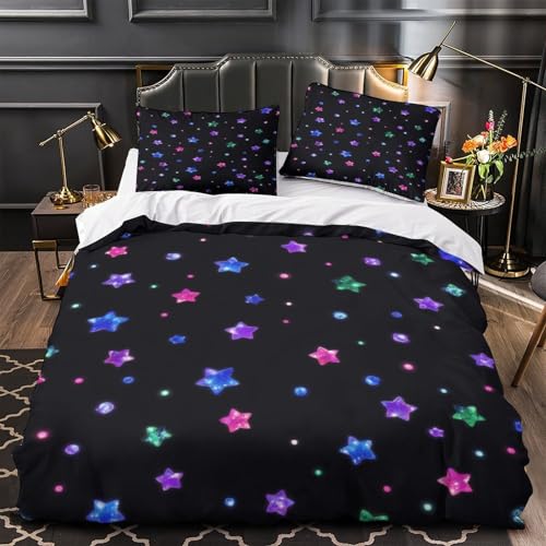 Housse de couette fleurs printanières 3D anti-acarien et ultra douce