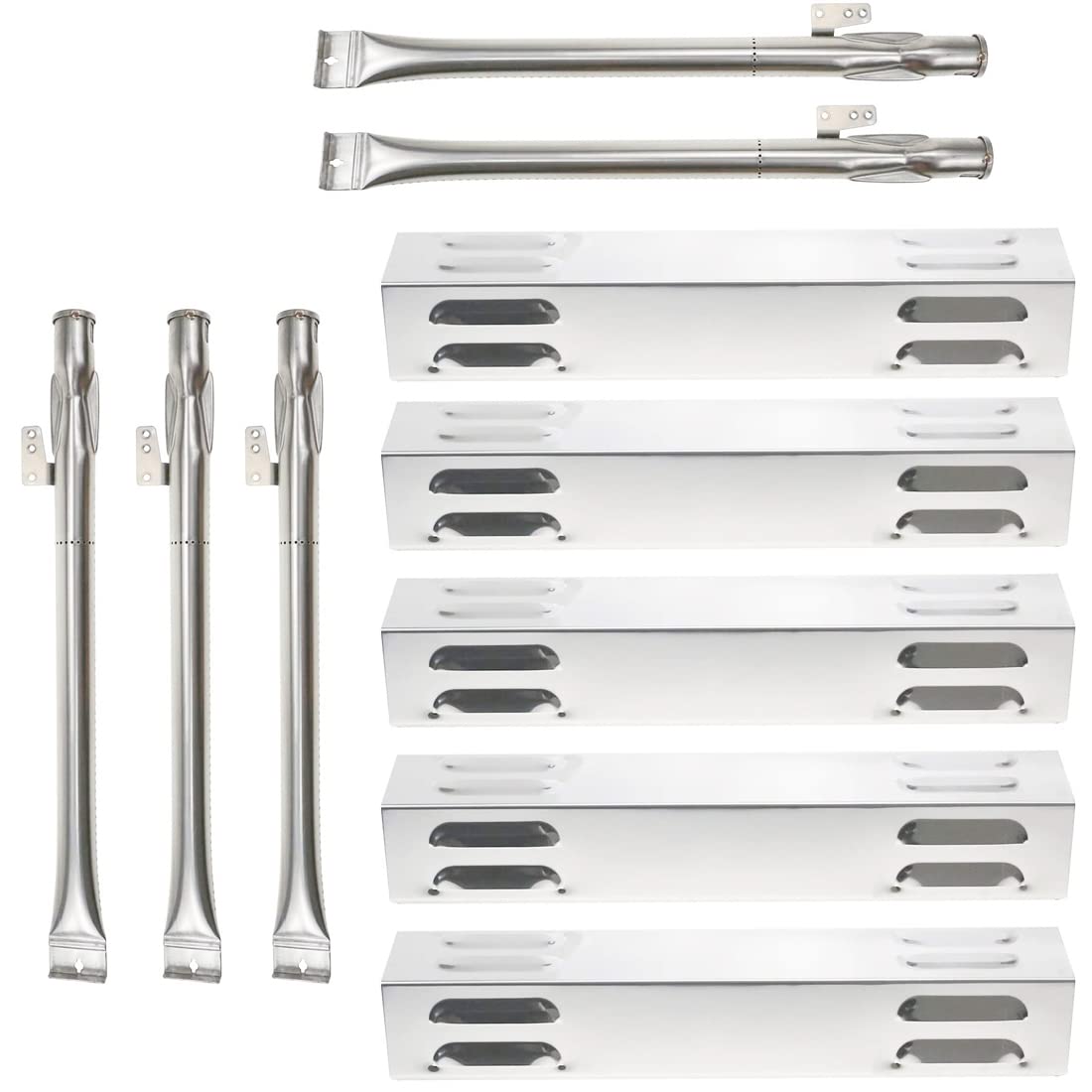 Amazon.com : Cmanzhi S1C011 (5-Pack) S1C003 (5-Pack) Stainless Steel Burner  and Heat Plate Replacement for Dyna-Glo DGE530BSP-D, DGE530GSP-D, DGE530SSP- D : Patio, Lawn u0026 Garden