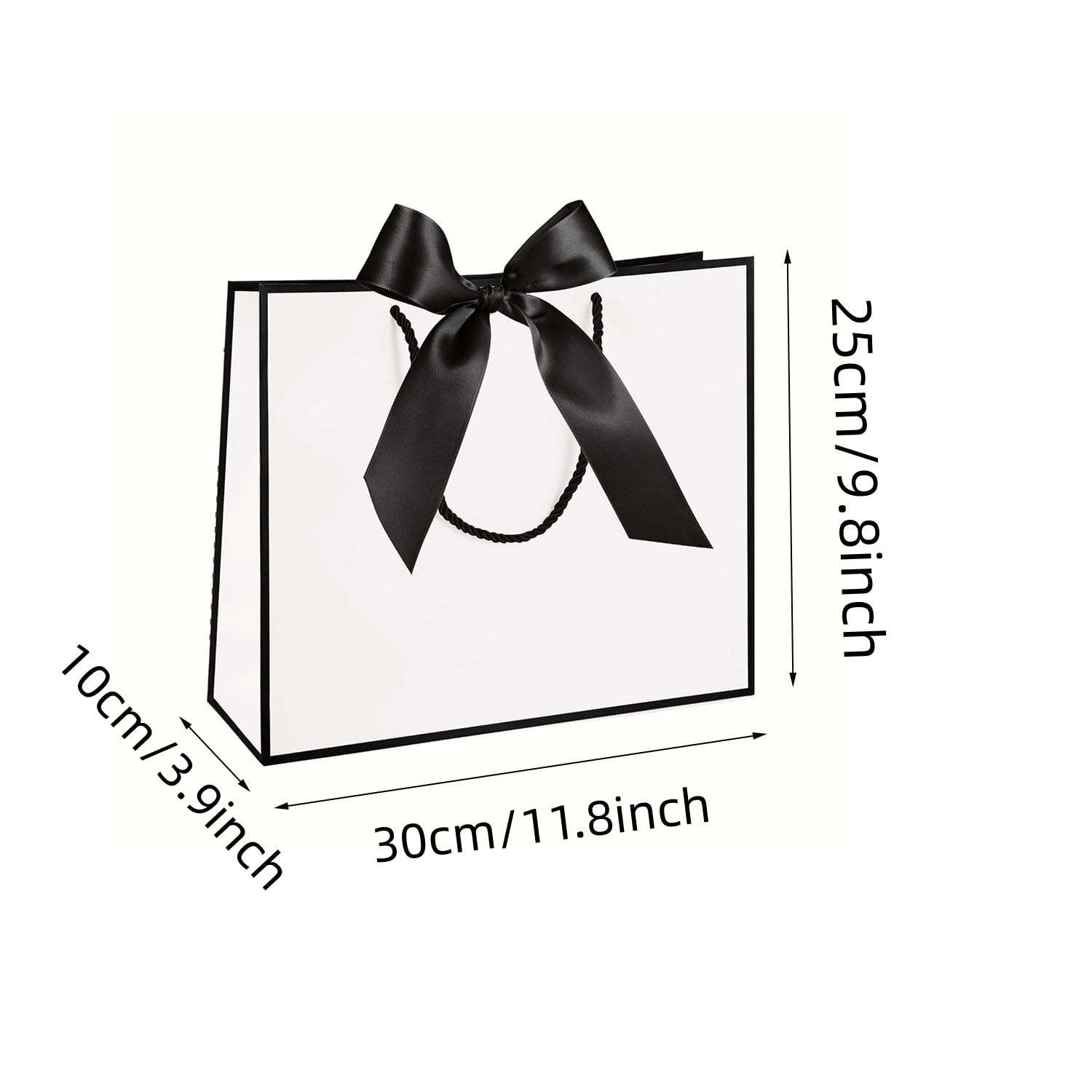 8 16 24PCS Gift Bags With Rope Handles Kraft Paper Gift Bag Recyclable Loot Favours Wedding - Canada