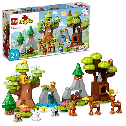 LEGO 10979 DUPLO Wilde Tiere Europas, Entwicklungsspielzeug für...