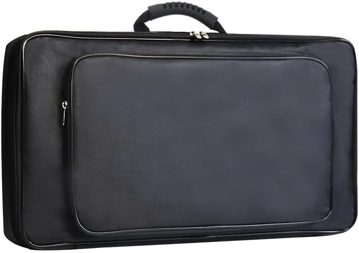 MuzcYM 58 x 33 x 10cm Universal Portable Guitar Effects Pedal Board Gig Bag Soft Case Big Style DIY Guitar Pedalboard