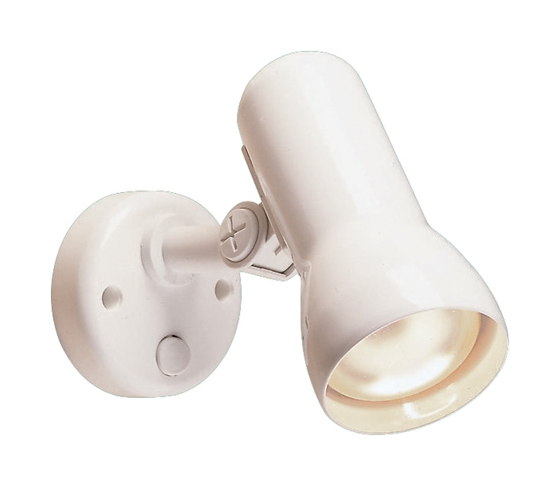 Firstlight ProductsSwitched Polar Single Spot Light, Metal, E27 (Edison Screw), 60 W, White