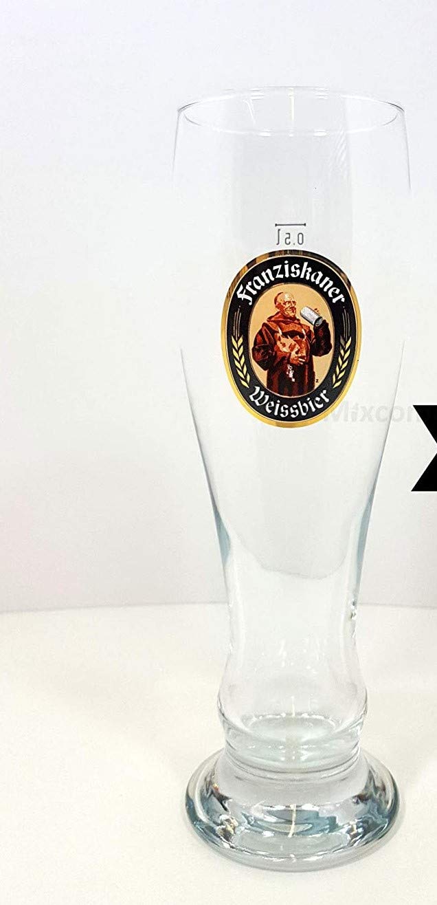 Franziskaner Juego de vasos – 6 vasos de cerveza de 05 l.