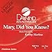 Mary Did You Know? [Accompaniment/Performance Track]