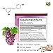 Pure Organic Elements Resveratrol 1450mg Extra Strength Formula to Promote Better Skin and Immunity with Green Tea Extract,Grape Seed Extract,Red Wine Extract and Others 90 Days Supply