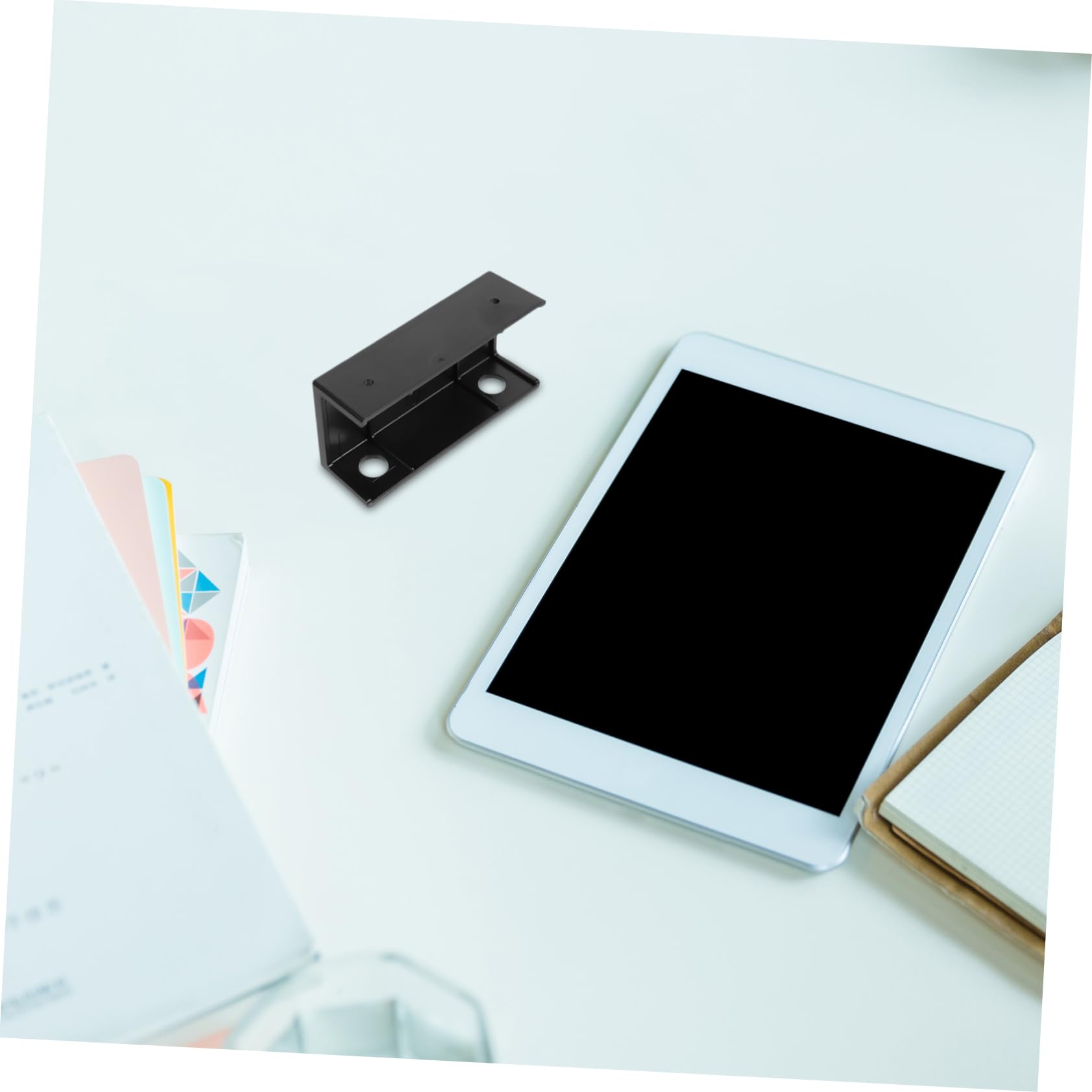 HOMSFOU 1set Under Desk Laptop Mount Angle Sturdy Design for Ergonomic Use for Organization Compatible Tablets and Keyboards