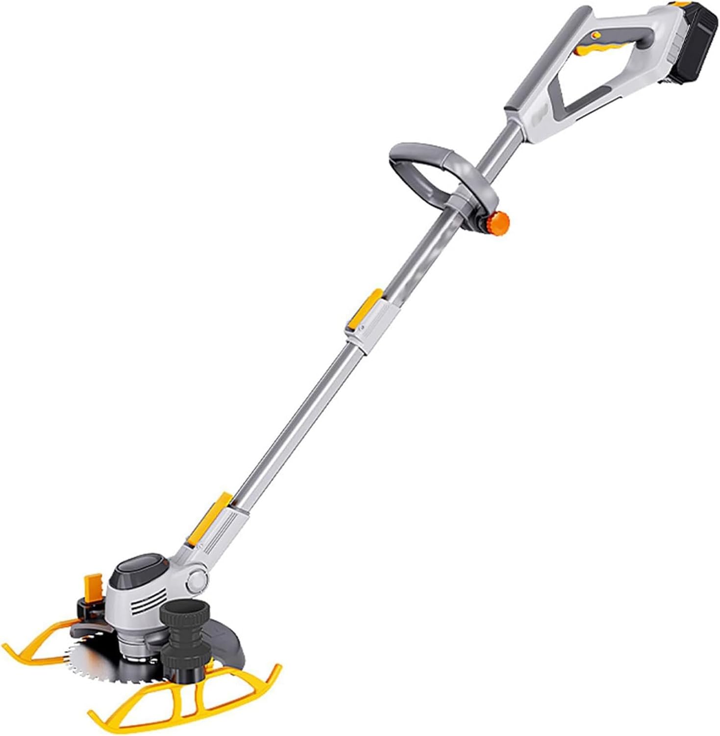 Cordless Weed Wacker, Lightweight Edger Trimmer, Electric Weed Trimmer Rechargeable 3 in 1, with 3 Cutting Blade Types, for Patio, Lawn&Garden