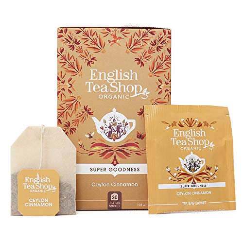 English Tea Shop Organic Ceylon Cinnamon - 20 Tea Bag Sachets, 35 g