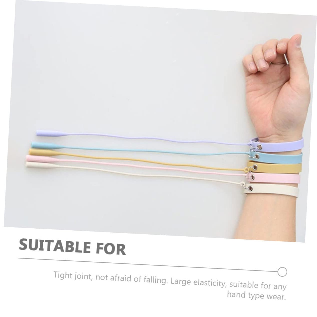 5pezzi Pinzette Per Estensioni Ciglia Con Bracciale Silicone Strumento Protettivo Per Applicatori Accessorio Pratico Per Donne Design Compatto e Portatile