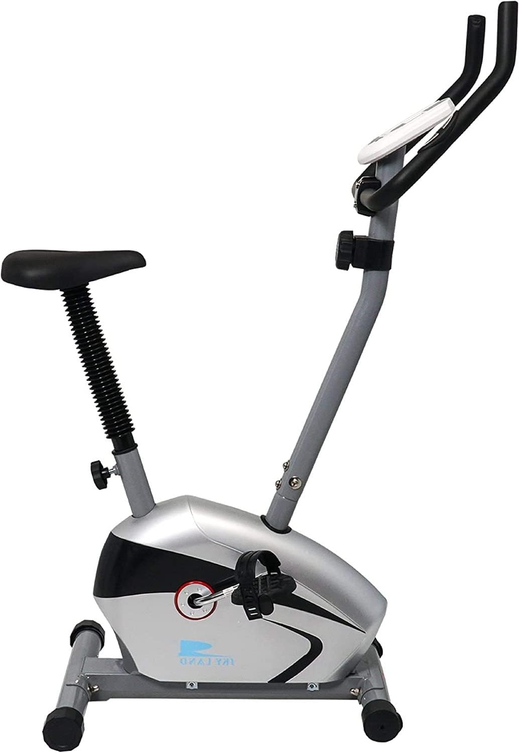 Exercise Bike |Stationary Upright Bike for Home Gym Exercise Cycle with Adjustable Resistance and Height Adjusting Cushioned Seat | For Weight Loss & Indoor Cardio Fitness