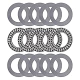 UTHCLO Lot De 5 Roulements à Aiguilles Plats Axiaux En Métal 25x42x4 Mm, Butées à Bill...