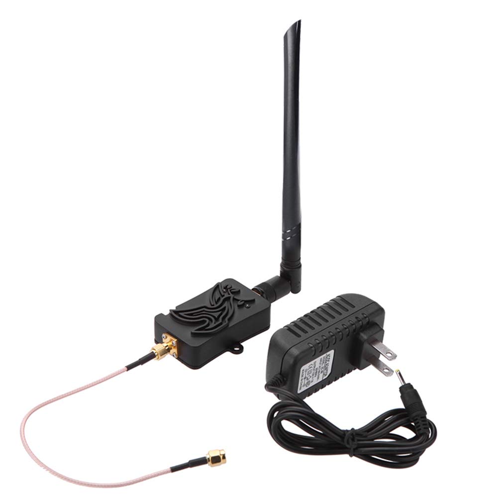 Asudaro WiFi Booster 4W 2.4Ghz Amplificatore router WiFi, router wireless ripetitori di segnale WiFi, potente amplificatore WiFi wireless, testa SMA, plug & play, segnale forte copertura forte