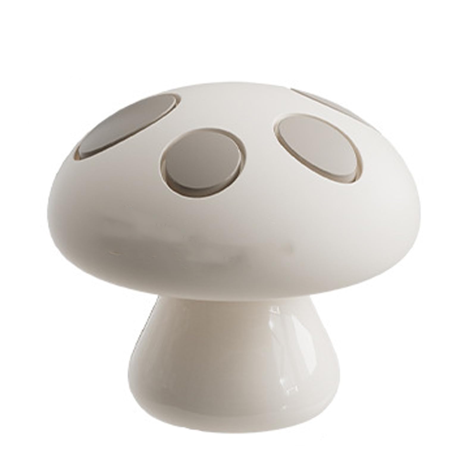 NEWFT Toilet Push Button for Standard Bathroom Simple Installation Sensitive Pressing Silicone Mushroom Toilet Flush Button Mushroom Flush