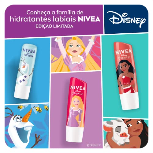 NIVEA Hidratante Labial Melancia Shine - Ed. Limitada Disney Rapunzel – 4,8g