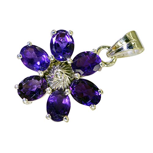 Pendentif Améthyste Véritable Argent Anti Ternes Peau Sensible - 3