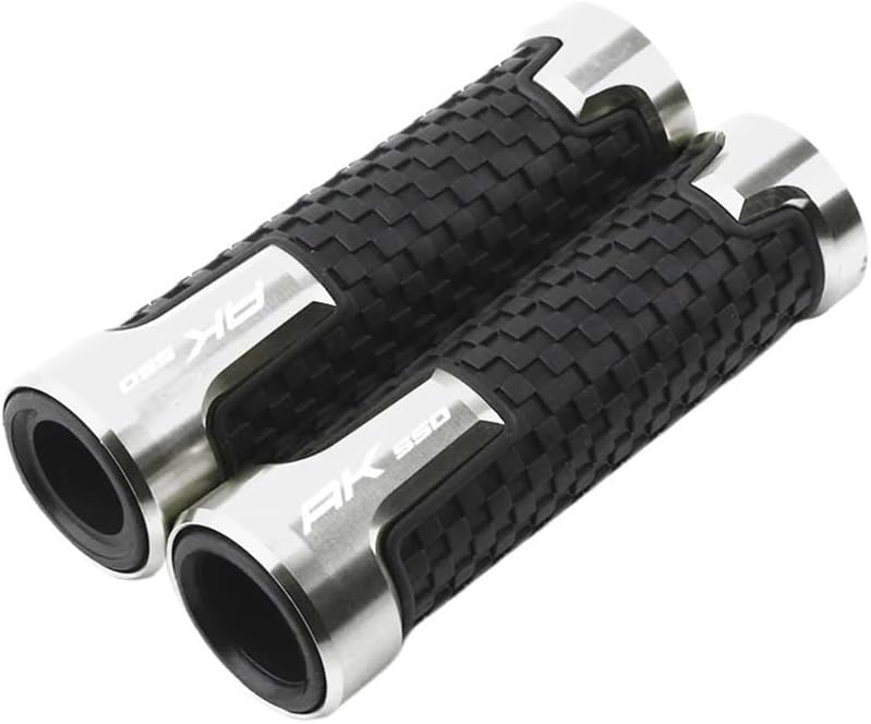 Motorcycle Accessories Universal 7/8'' 22MM Rubber Hand End Grip Bar Handlebar Grips Handle for AK550 AK 550 ABS Grip