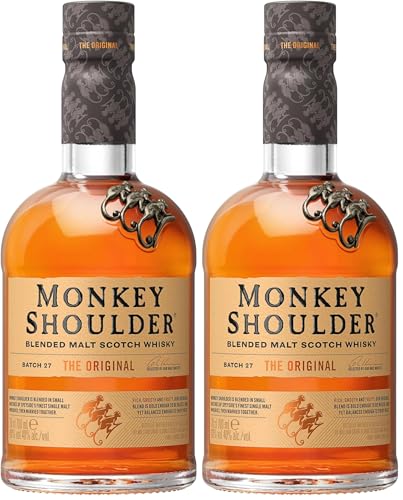 Monkey Shoulder Triple Malt Scotch Whisky 70 cl (Lot de 2)
