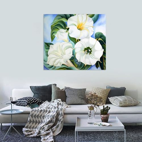 Tableau sur toile Weed 2 fleurs décoration murale maison impression 40x44cm sans cadre - 2