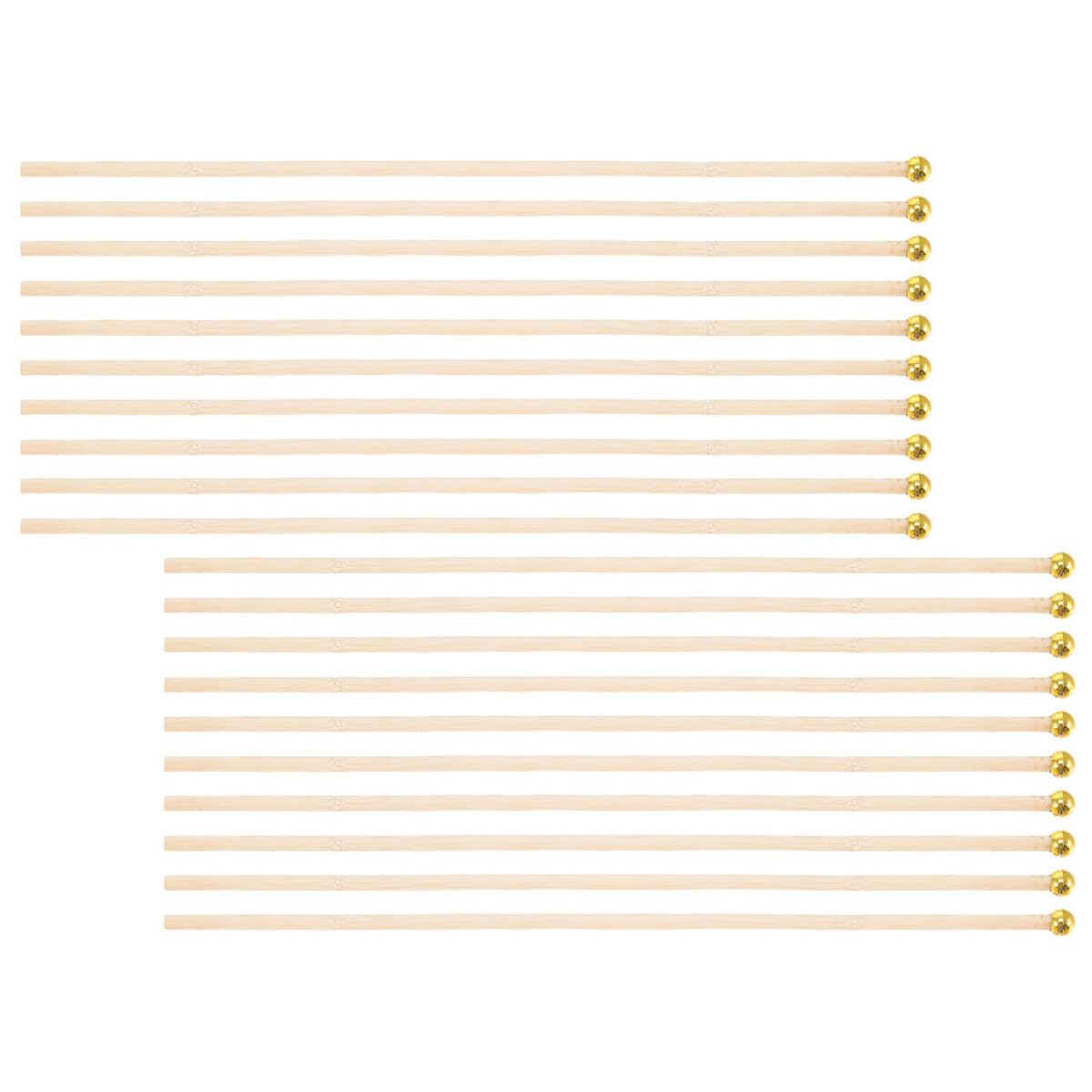 Bâtons pour drapeau en bois kaki pour créer une ambiance de fête unique