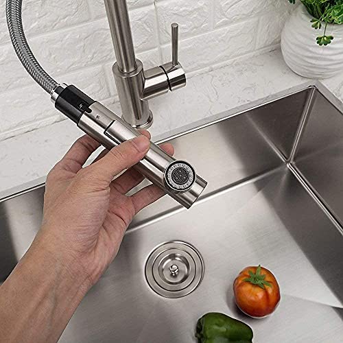 Évier de cuisine extractible mitigeur rotatif multifonctionnel chaud