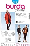 Burda Mens Sewing Pattern 7142 Classic Coats & Jackets