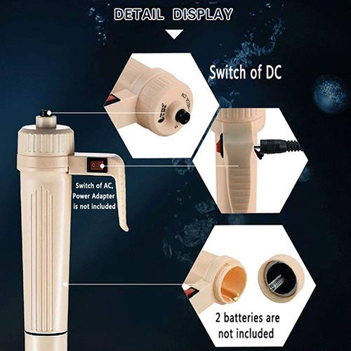 Tianxiangjjeu Fish Tank Cleaner Regolabile Altezza...