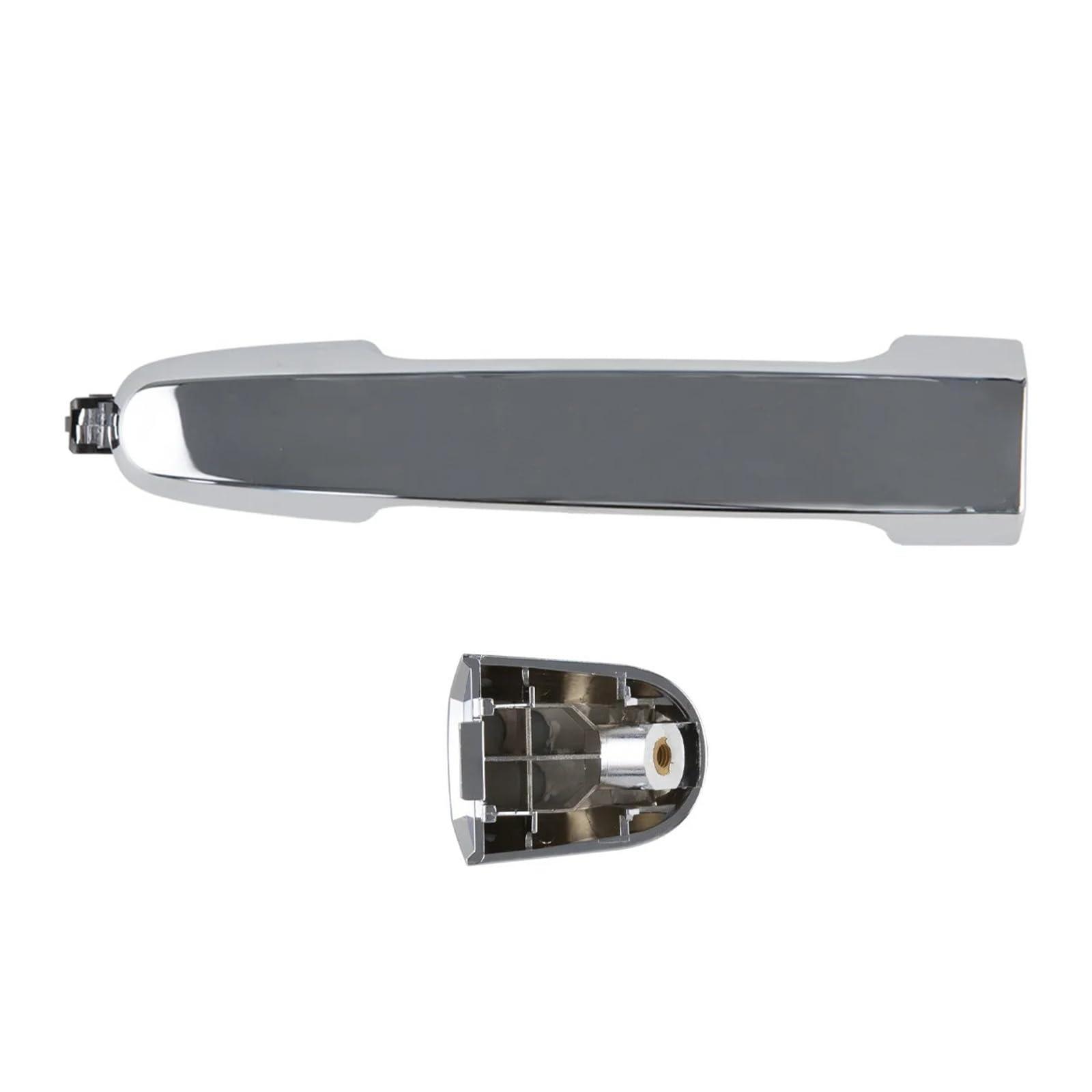 HFEWCVK Fit for T0y0ta Camry Innova Vios Fortuner Hilux Vigo Corolla Matrix Yaris 2005-2015 Exterior Outer Door Handle Chrome(Front Without Hole)