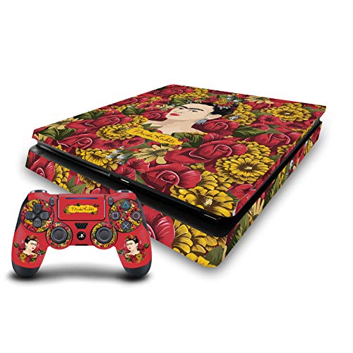 Skin vinyle PS4 Slim aux motifs floraux pour sublimer votre espace gaming de salon