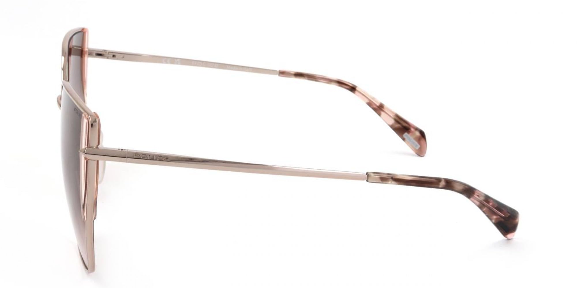 Police Gafas de Sol SPLL38 Shiny copper gold 57/16/140 Mujeres