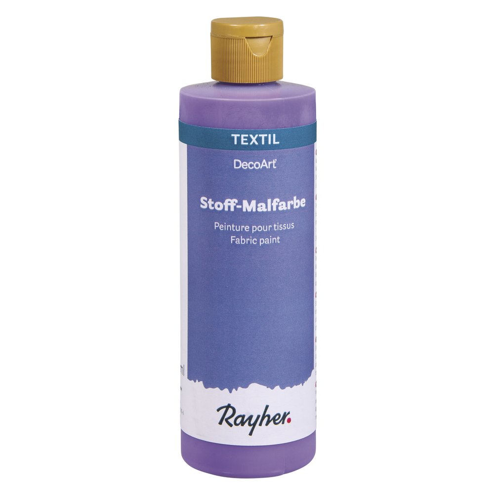 RAYHER 38951314 Fabric Paint Colour – Bottle (Purple, 5 x 5 x 16.5 cm