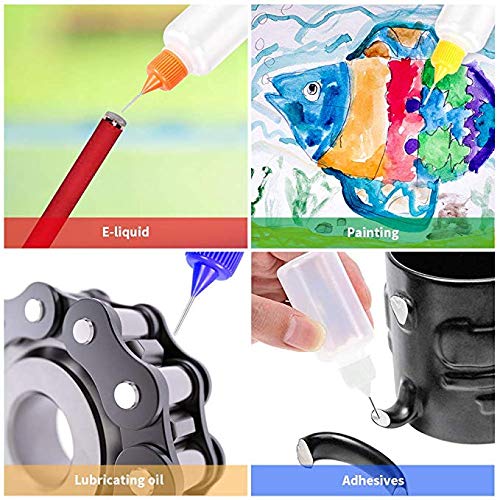 5 Stück Präzisions-Kleberapplikatoren Mit Nadelspitze – 10 Ml, Für Quilling & Bastelprojekte