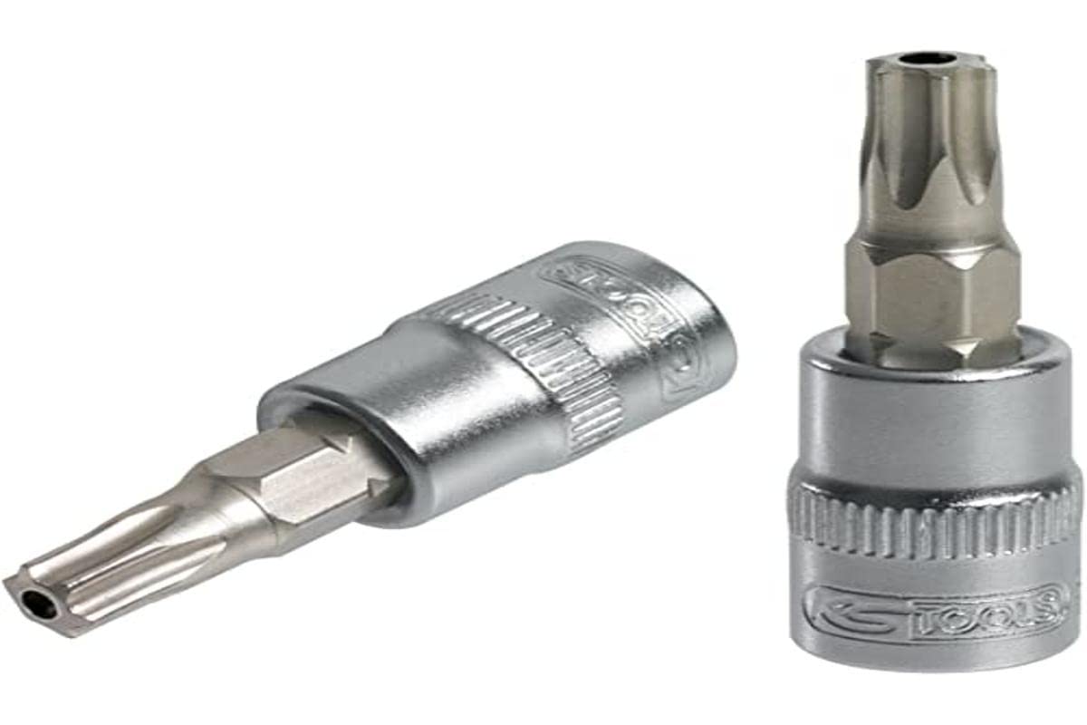 KS Tools Bussola Per Viti Torx T55 3/8" CHROMEplus - Incastro Quadro, Per Uso Manuale - 6