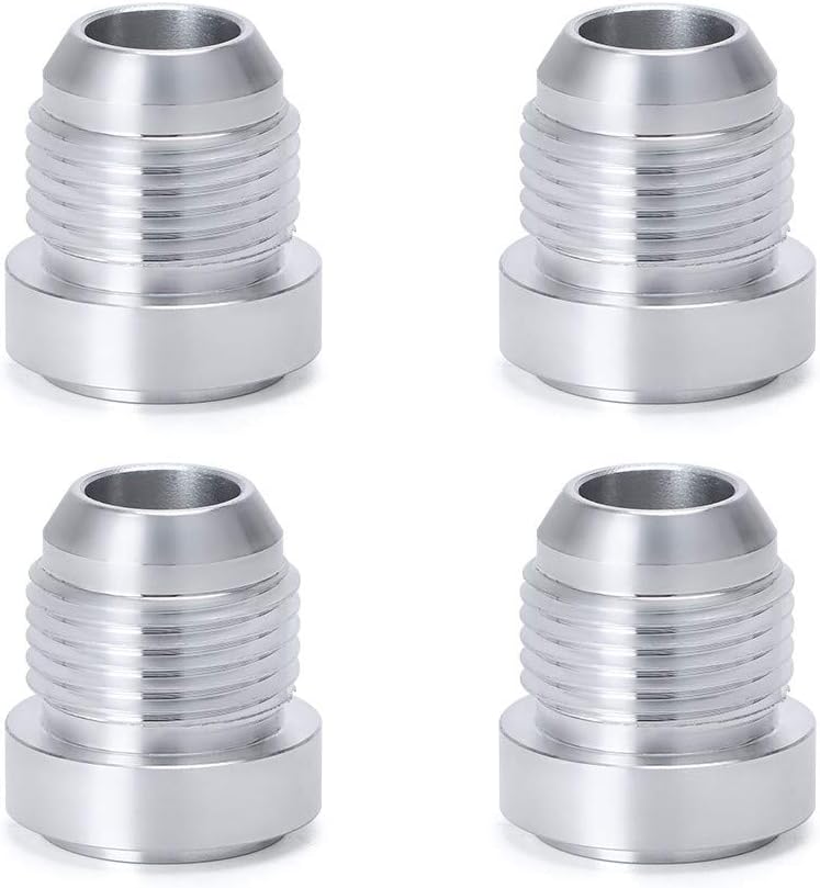 AN8, 8AN MALE BILLET 6061T6 ALUMINUM WELD ON FITTING BUNG QTY:4 - Foto 6