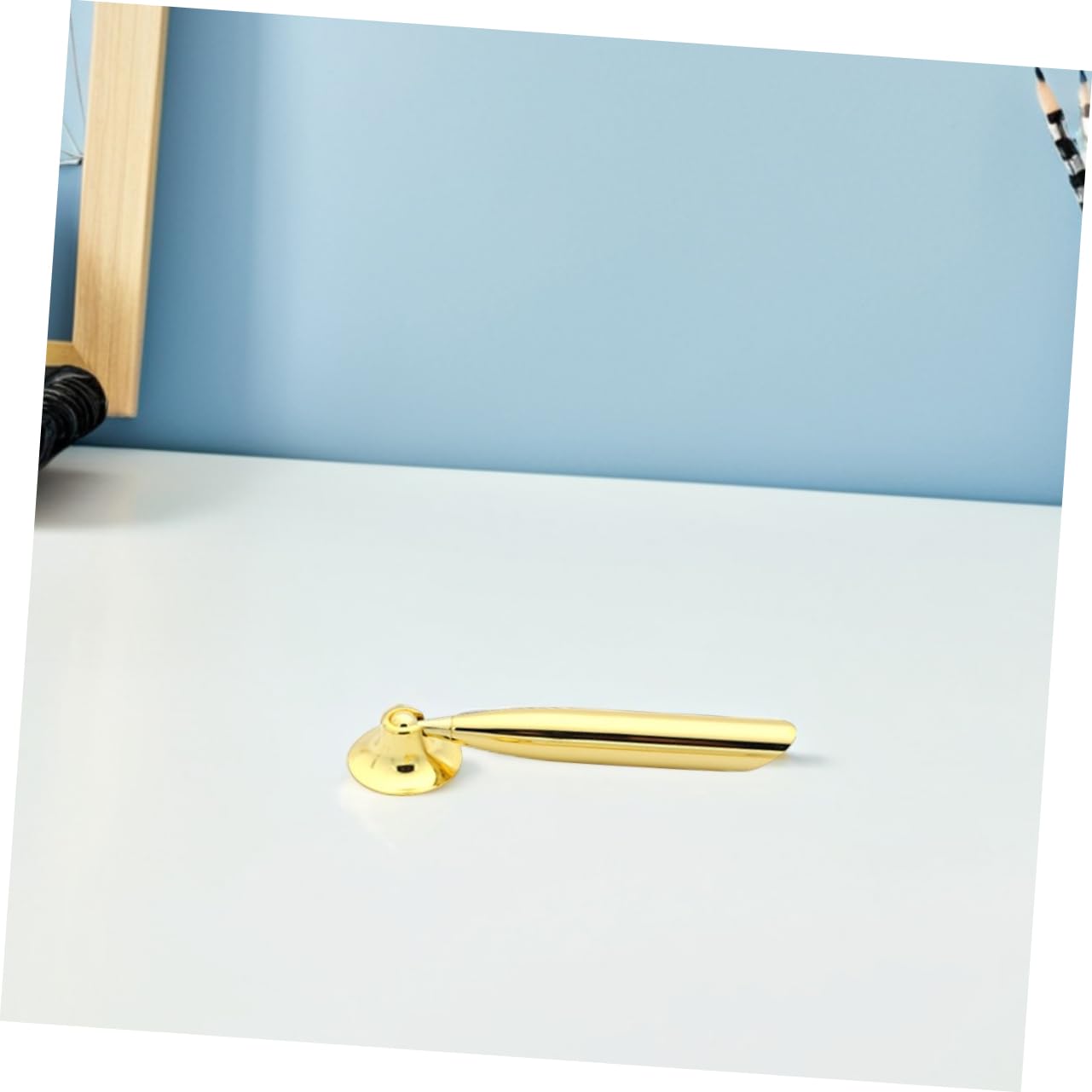 10piezas Portalápices De Metal Elegante Para Escritorio Soporte Individual Para Bolígrafos Expositor De Lápices Para Oficina Mostradores Minoristas Portalápices Individual De