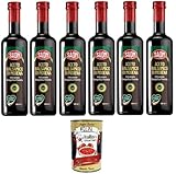 SAOM Aceto Balsamico di Modena IGP –6x500 ml | Traditioneller Balsamico Essig aus Italien |...