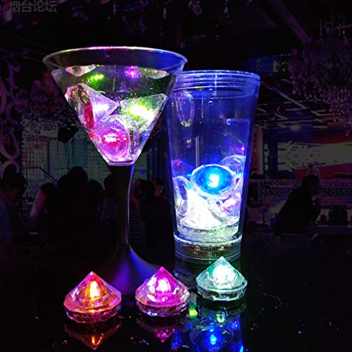 Luces LED para cubitos de hielo, 12 piezas miniatura 1