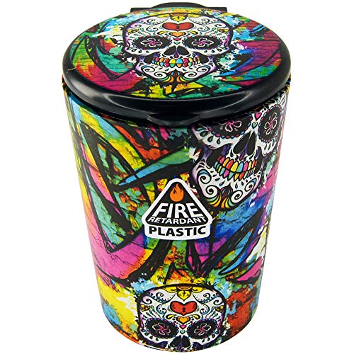 Novelty Inc. Portable Butt Bucket Cup Holder Cigarette Ashtray with LED Light