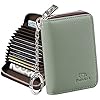 FurArt Zipper Wallet Women, RFID Blocking Credit Card Wallet, Business Card Holder, Compact Size KeyChain Wallet