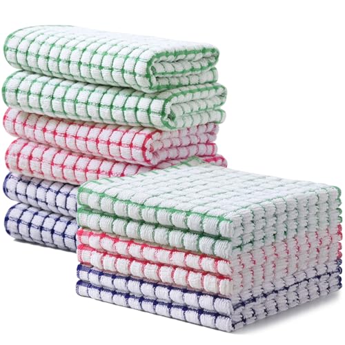 Homaxy Kitchen Towels and Dishcloths Set, 16 x 25 and