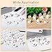 DOPENSPI 6PCS Cute Cow Car Dashboard Decor, Mini Cows Car Accessories Cow Print Rear View Mirror Decor Cows Dash Decorations Cute Cars Decal for Women Girl Cars Home Desk Gifts