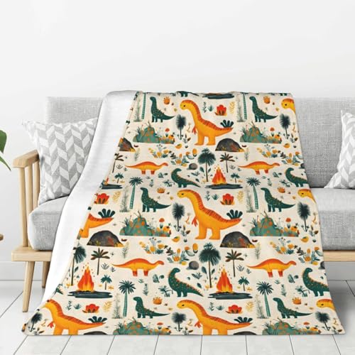 Couverture légère dinosaure idée cadeau doux homme femme
