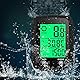 Fahrradtacho, GPS-Fahrradcomputer, Fahrradtacho, Tachometer, Rutschfestes Silikon, Outdoor-Radfahren (Black)