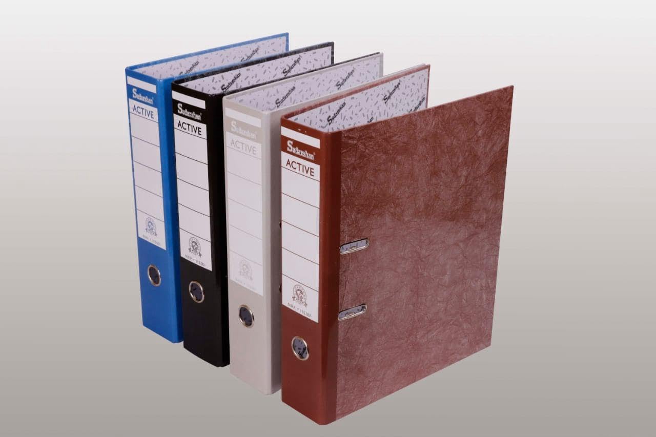 Sudarshan Black & Color Active Box File IPresentation Display Book