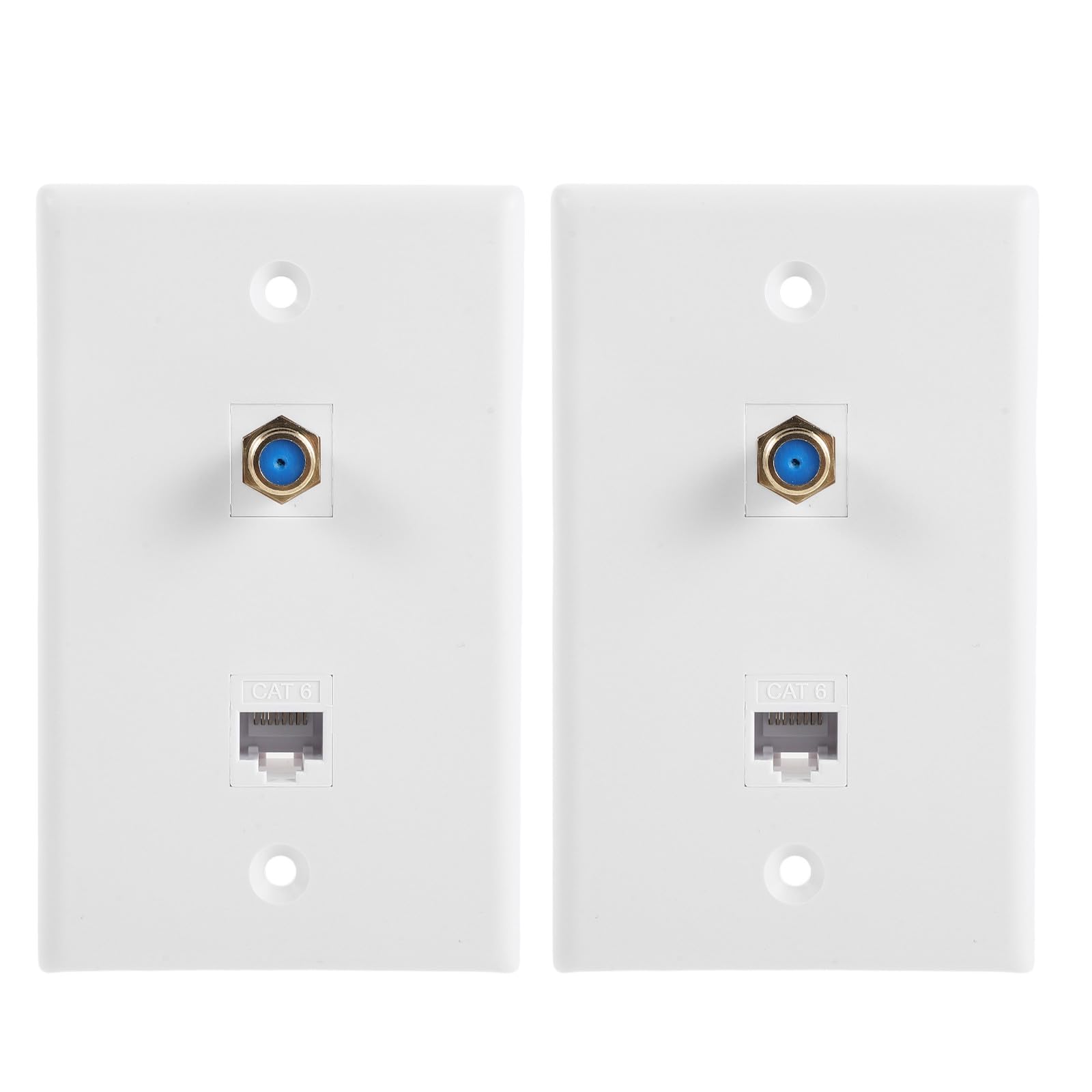 Placas de conexión coaxial y ethernet para evitar interferencias de internet
