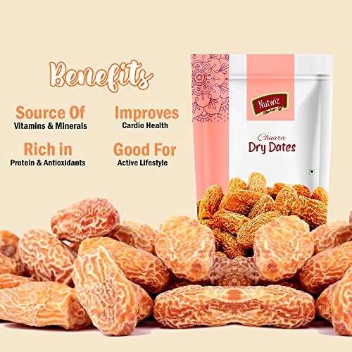 Image of Nutwiz Premium Dates (Dry Yellow Dates /Peela Chuara, 1000G), Fresh