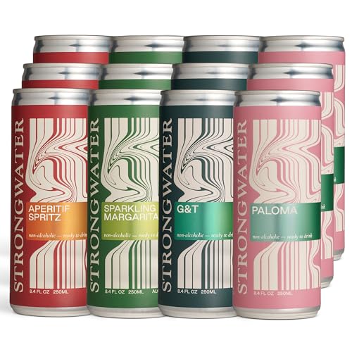 Strongwater Mocktail Variety Pack - 12pk (8.4 FlOz) - NonAlcoholic Drinks