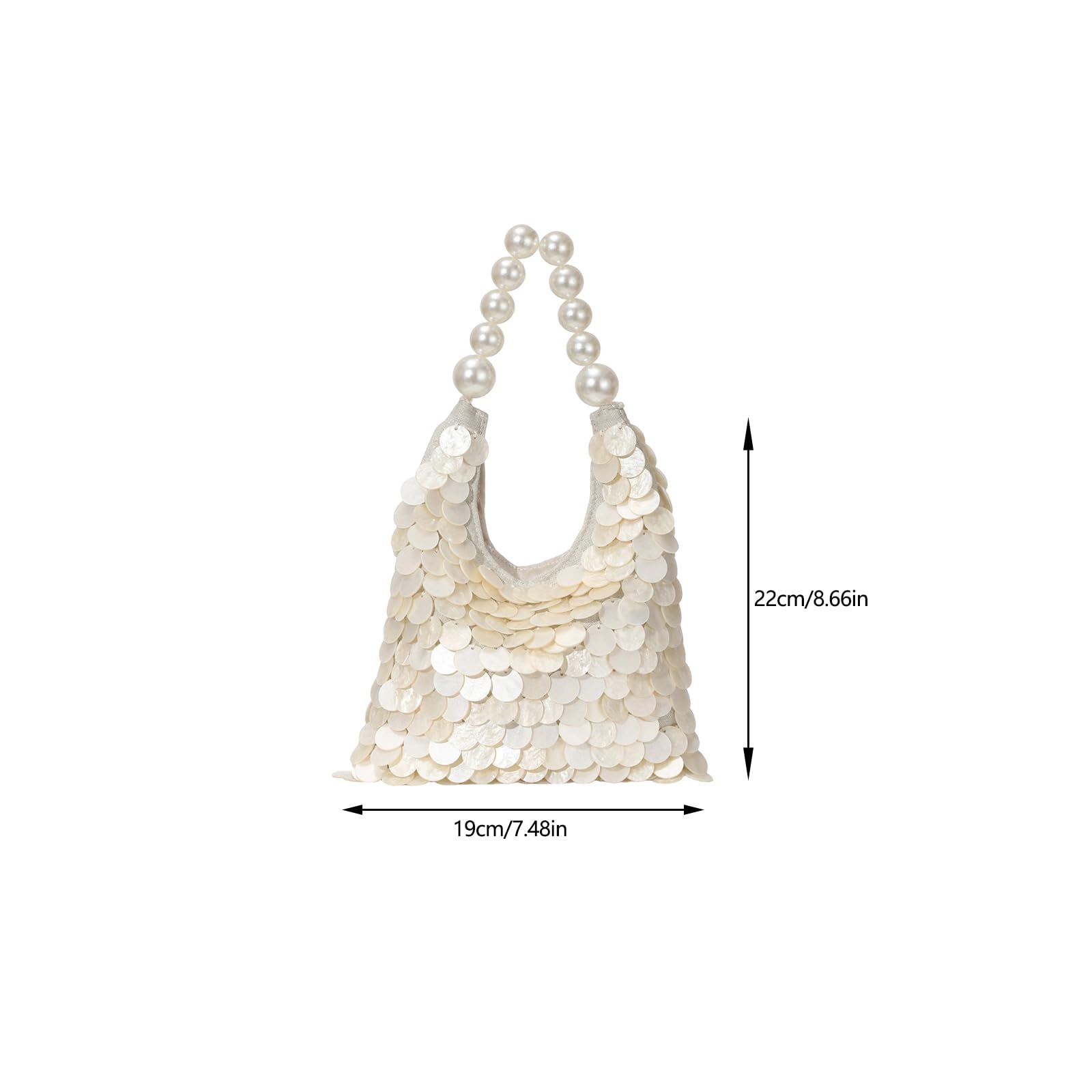 Borse da con pochette, borsetta alla, conchiglie con