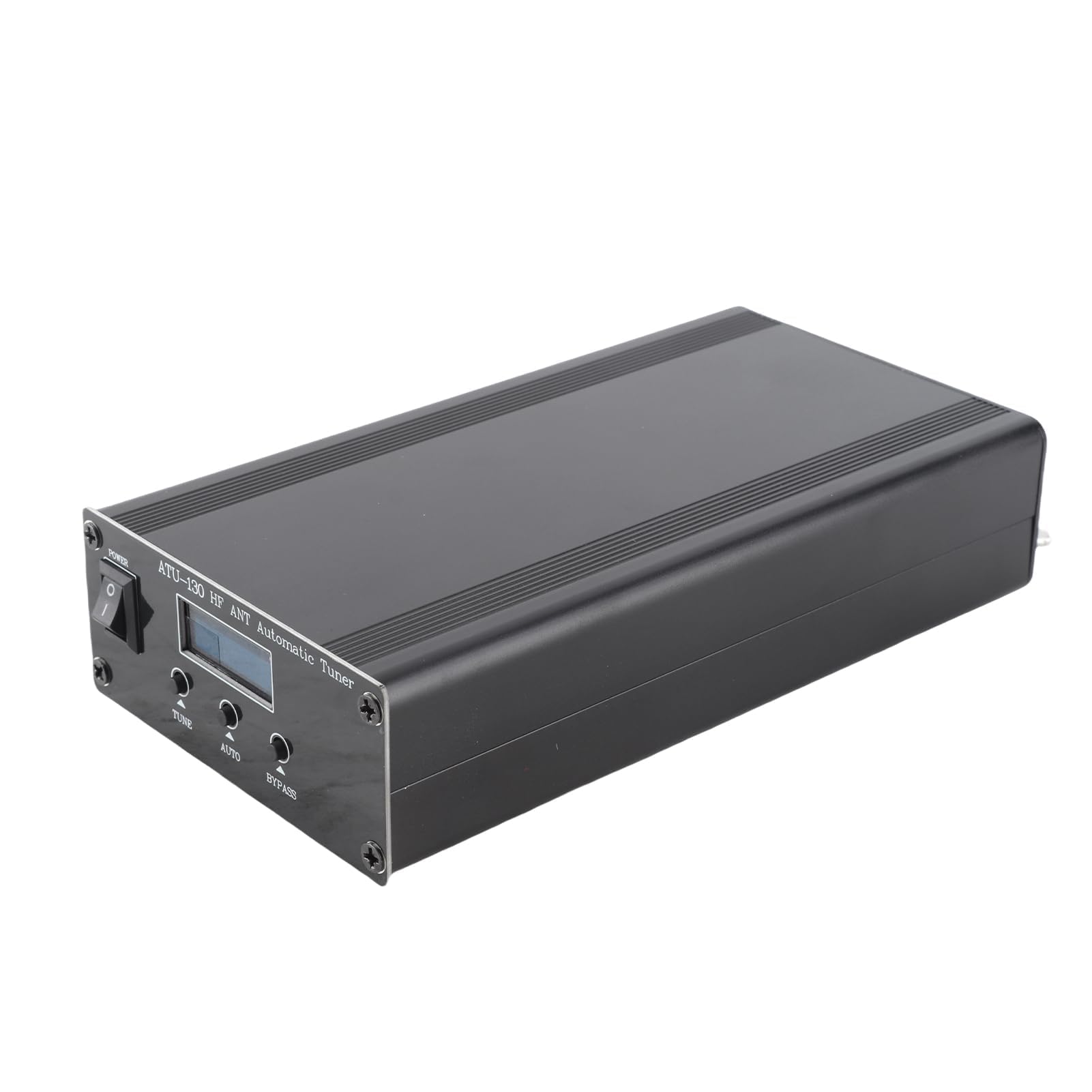 ATU 130 Miniaturowa Krótka Fala Automatyczna Tuner Antenowy 10 15 VDC OLED Display Aluminium Stopowa Skorupa 1,8 do 50 MHz